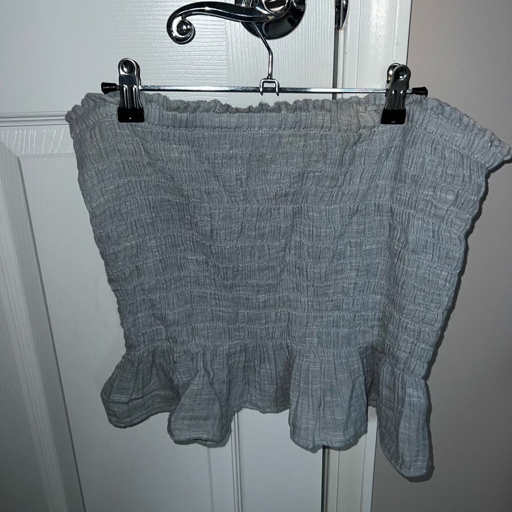 American Eagle smocked shirt